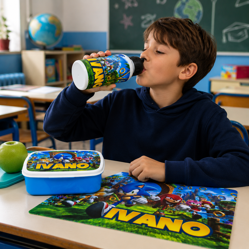 Kit Merenda Personalizzato con Nome e Personaggio
