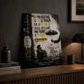 Poster in Alluminio "Nu ricc e nu povero" – Wall Art