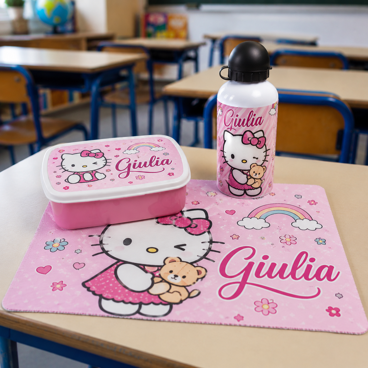 Kit Merenda Personalizzato con Nome e Personaggio