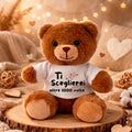 Peluche Teddy Personalizzato "Ti sceglierei" | Regalo Romantico