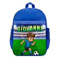 Zaino Asilo Personalizzato con Nome – Tema Calcio