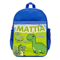 Zaino Asilo Personalizzato con Nome – Tema Dinosauri