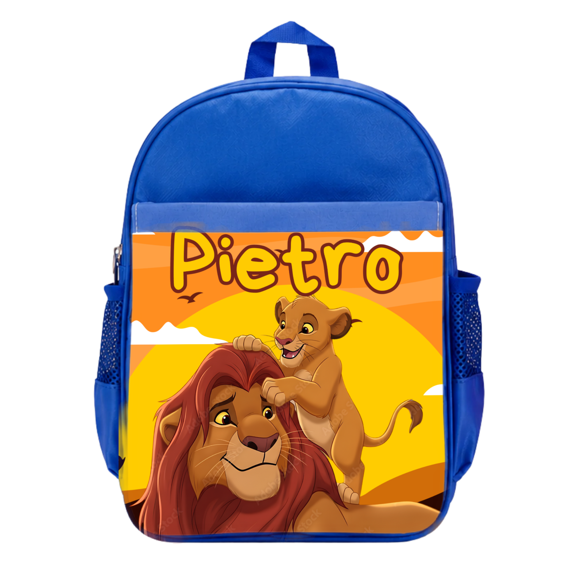 Zaino Asilo Personalizzato con Nome – LION KING