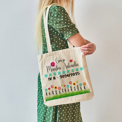 Borsa Shopper Maestra Personalizzata - Regalo Fine Anno