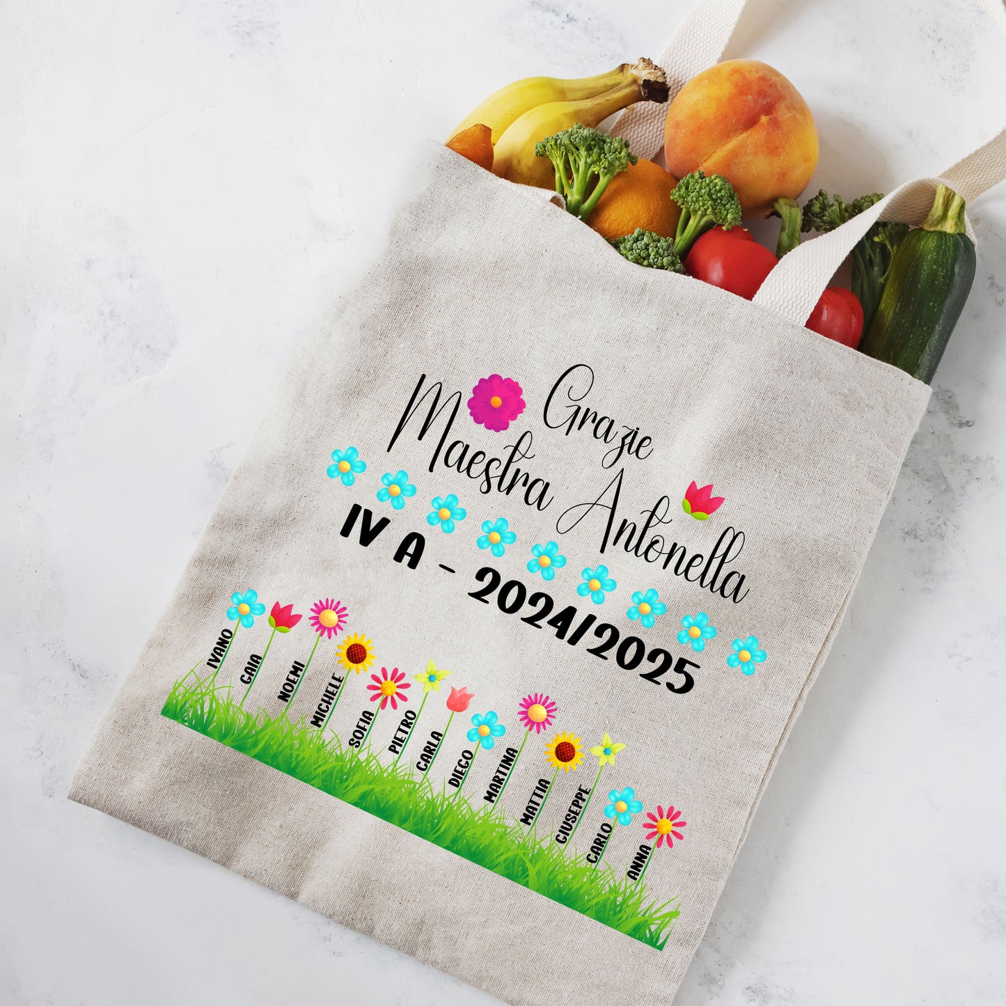 Borsa Shopper Maestra Personalizzata - Regalo Fine Anno