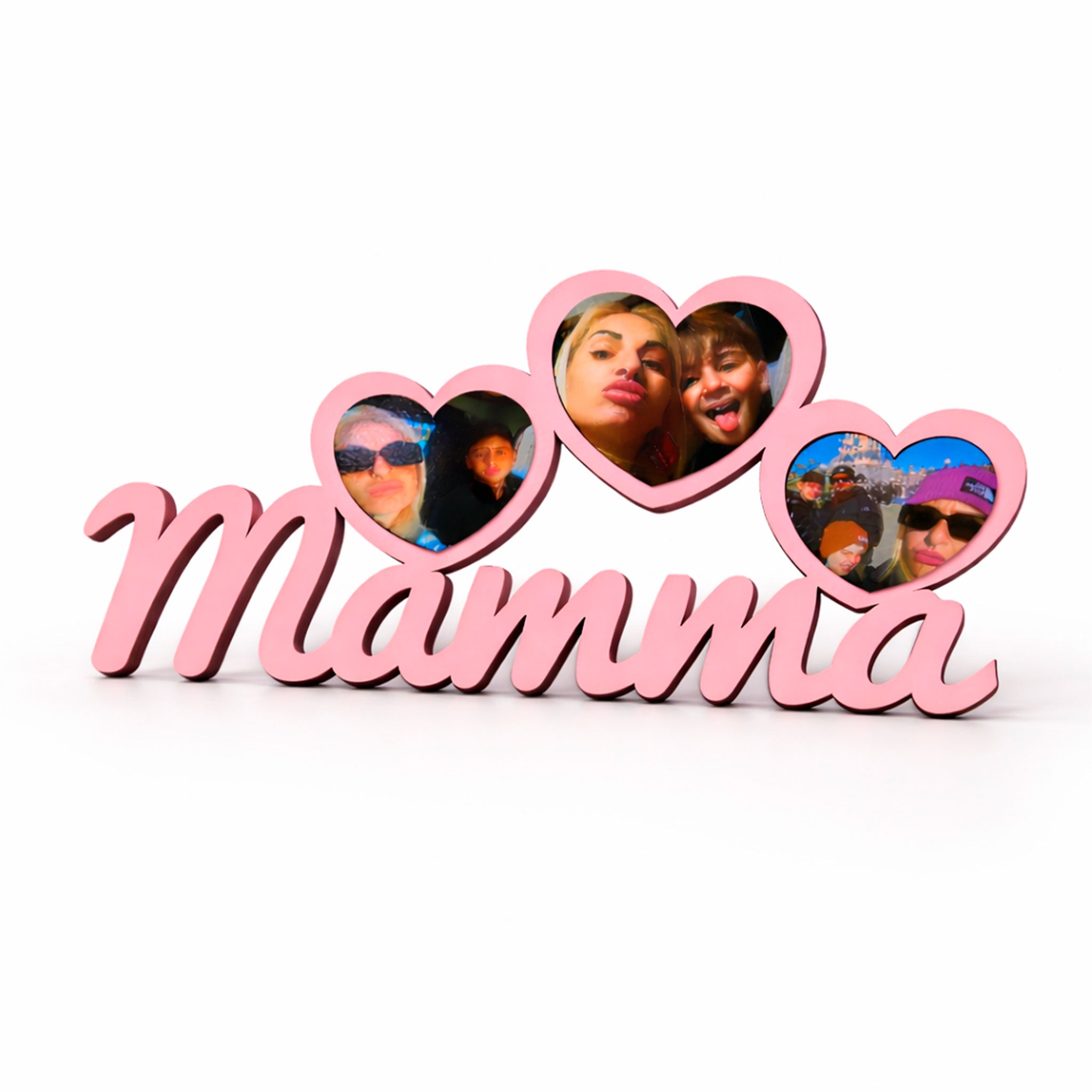 Cornice "Mamma" Personalizzata in legno - Con foto e colore a scelta | Idea regalo unica