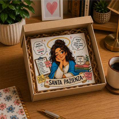 Mattonella in Ceramica Personalizzata - Idea Regalo per Maestra o Rappresentante di Classe