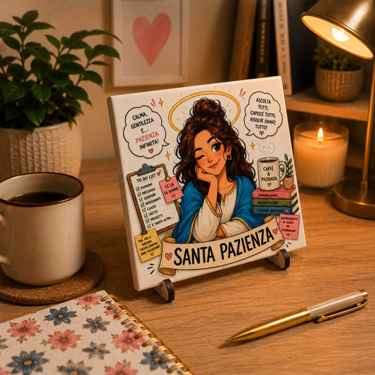 Mattonella in Ceramica Personalizzata - Idea Regalo per Maestra o Rappresentante di Classe