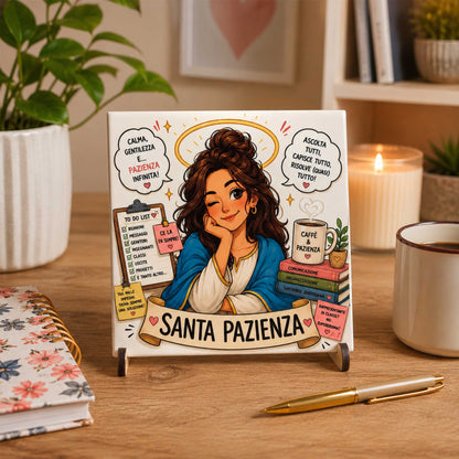 Mattonella in Ceramica Personalizzata - Idea Regalo per Maestra o Rappresentante di Classe