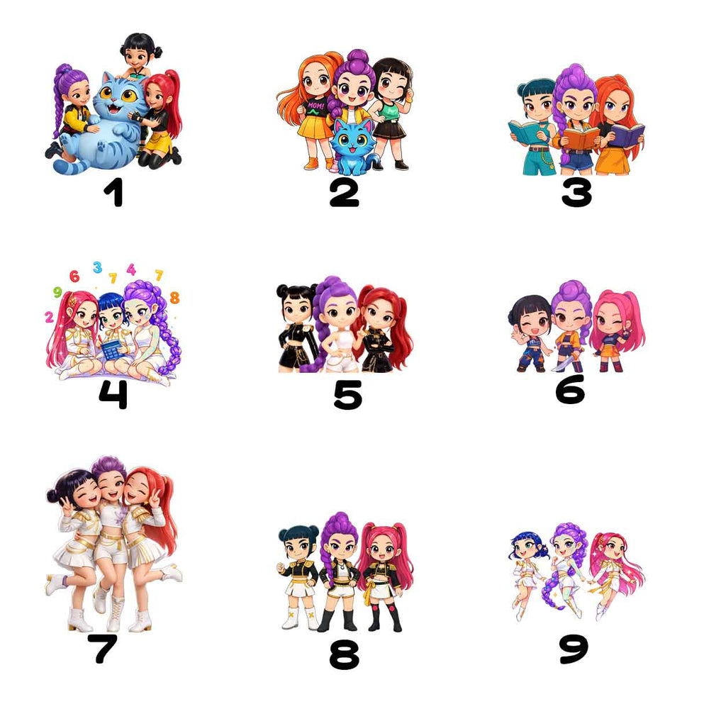 Tovaglietta in tessuto K-Pop personalizzata con nome – 40x30 cm